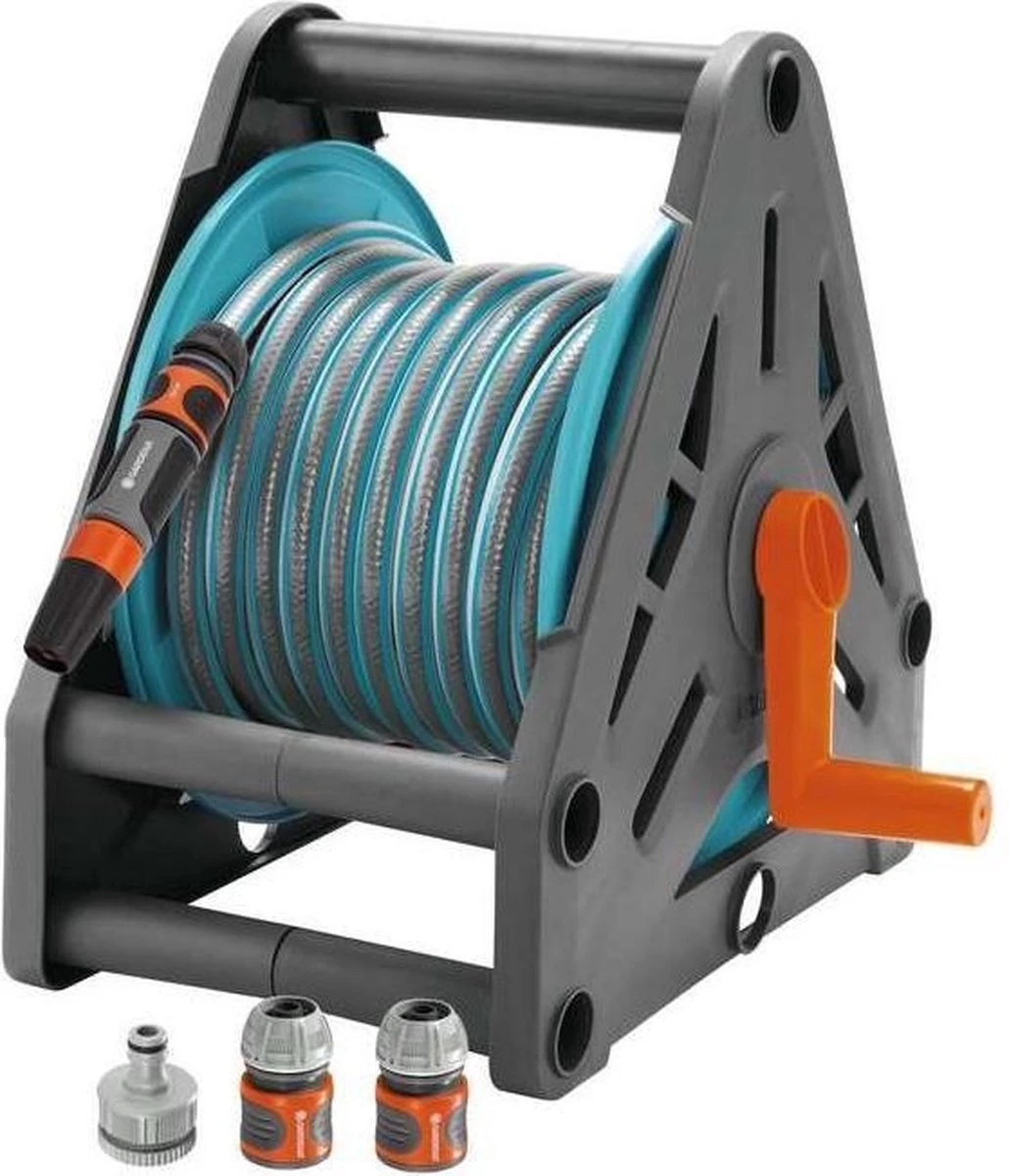 GARDENA Classic Slanghouder - Complete Set - 15 M Slang Ø13 Mm 3 GARDENA Classic Slanghouder - Complete Set - 15 M Slang Ø13 Mm