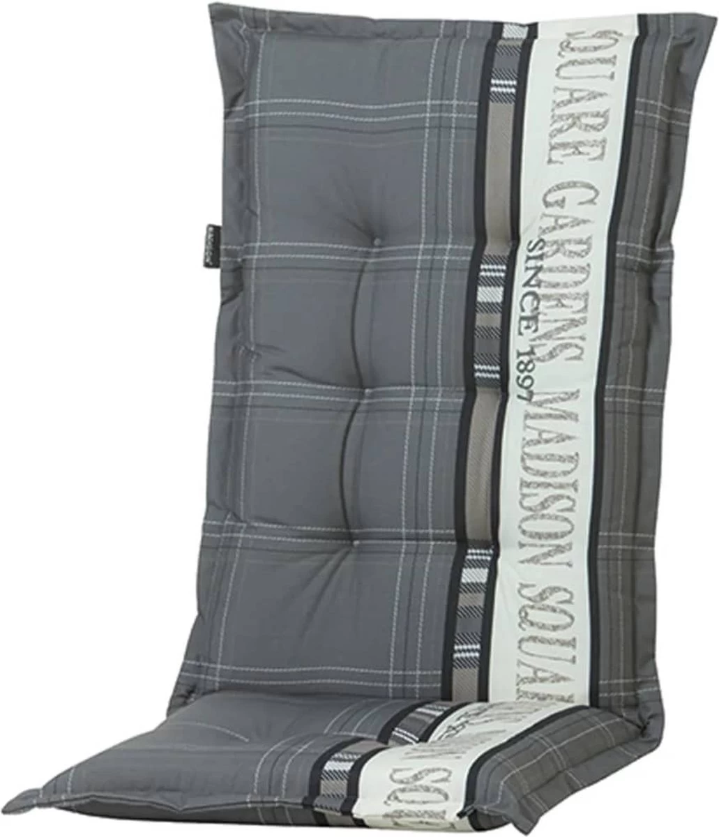 Madison Tuinkussen Hoog Madison Garden 123x50 Cm - Grijs 4 Madison Tuinkussen Hoog Madison Garden 123x50 Cm - Grijs - Afbeelding 2