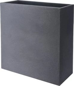 4gardenz® Stone Rechthoekige Bloembak Voor Buiten - 60x60x26cm - Lichtgrijs