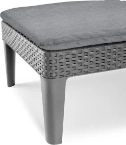 Allibert Jaipur Ligbed - 58x187,5x29 Cm - Grafiet -Tuinverzorgings Winkel 1042x1200