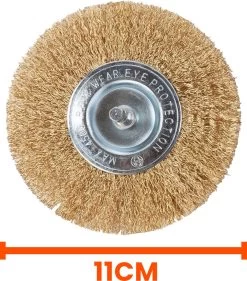 Elektrische Onkruidborstel 400W - Inclusief 4 Borstels - 11cm Diameter - Voegenreiniger - Stalen En Nylon Borstel - Voegenborstel - Onkruidverwijderaar - Set Van 4 Borstels - Onkruidverdelger - Voegborstel -Tuinverzorgings Winkel 1053x1200 1