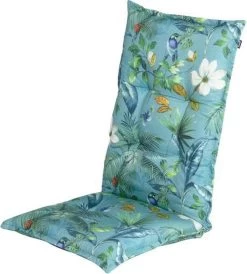 Hartman - Tuinkussen - Hoge Rug - 123x50 Cm - Josy Blauw - Standenstoel