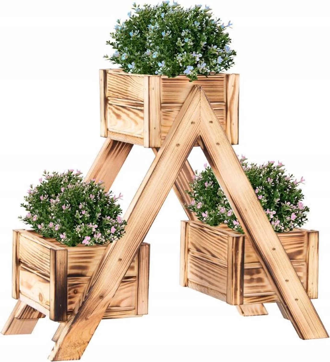 Merkloos Springos Bloembak | Bloembakken Voor Buiten | Plantenladder | 47 X 22 X 42 CM 3 Merkloos Springos Bloembak | Bloembakken Voor Buiten | Plantenladder | 47 X 22 X 42 CM