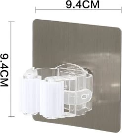 Bezem Houder - Zelfklevend - Zilverkleurig 10 Bezem Houder - Zelfklevend - Zilverkleurig -Tuinverzorgings Winkel 1095x1200 1