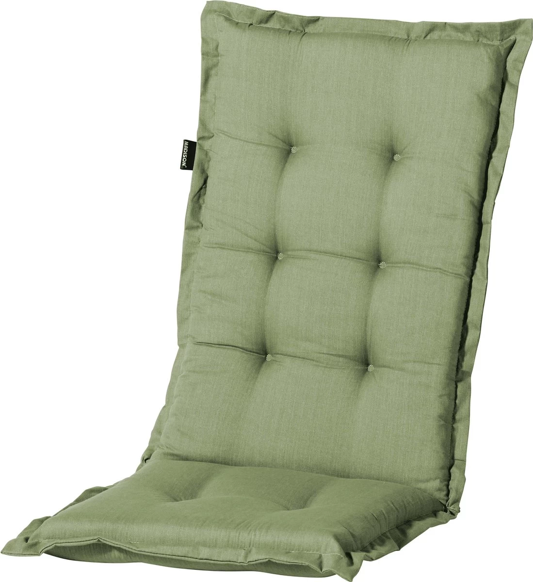 Madison Tuinstoelkussen Hoge Rug Basic Groen 10 Madison Tuinstoelkussen Hoge Rug Basic Groen - Afbeelding 8