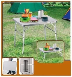 Camp Active Campingtafel - Opvouwbaar - 2 Hoogtes - 75 X 55 X 25-59 Cm -Tuinverzorgings Winkel 1116x1200 1