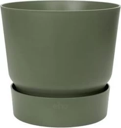 Elho Greenville Rond 30 - Grote Bloempot Voor Buiten - Gemaakt Van Gereycled Plastic - Ø 29.5 X H 27.8 Cm - Blad Groen -Tuinverzorgings Winkel 1132x1200 7