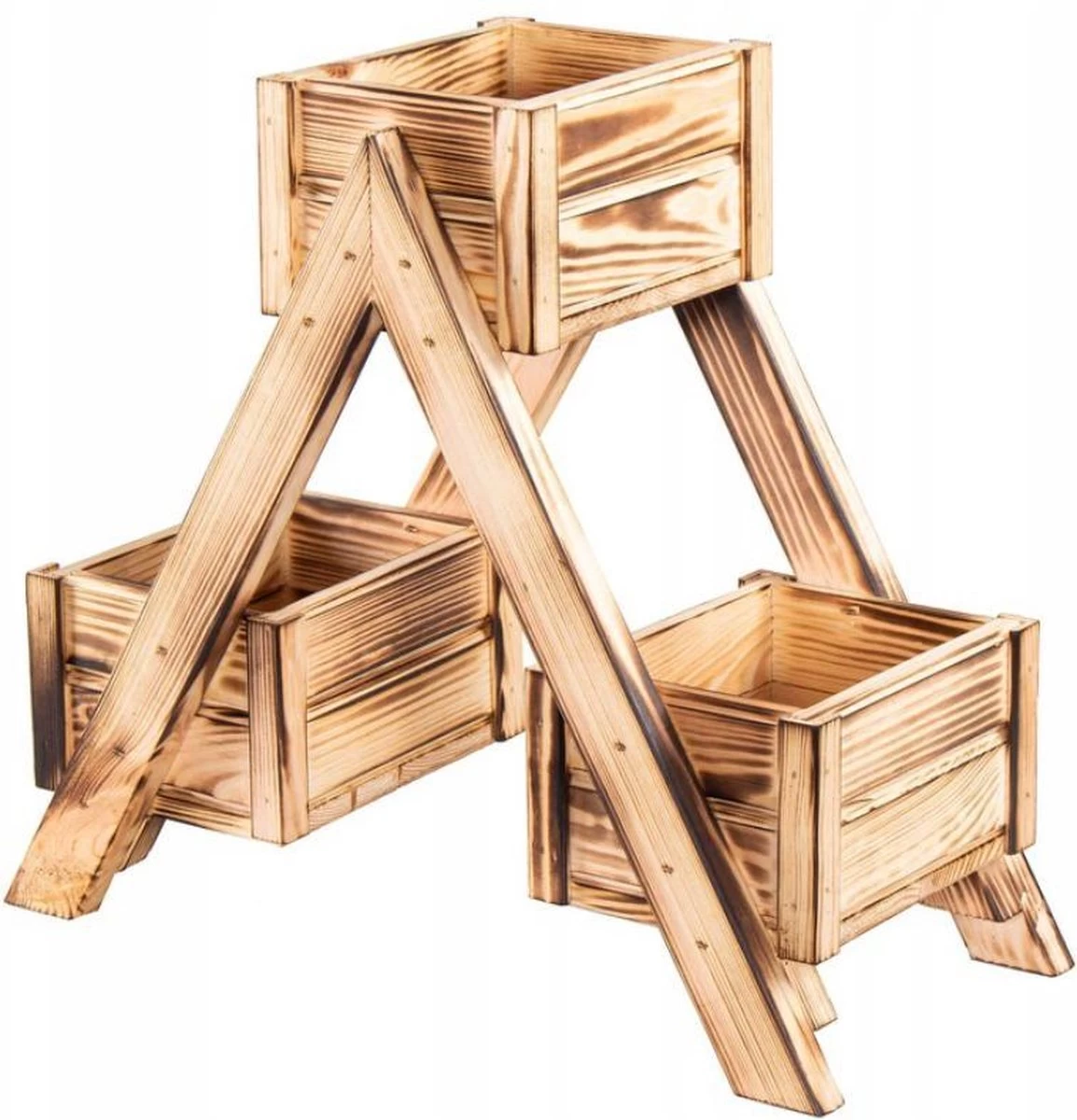 Merkloos Springos Bloembak | Bloembakken Voor Buiten | Plantenladder | 47 X 22 X 42 CM 4 Merkloos Springos Bloembak | Bloembakken Voor Buiten | Plantenladder | 47 X 22 X 42 CM - Afbeelding 2