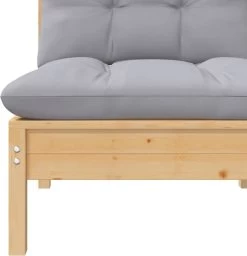 VidaXL 3-delige Loungeset Met Grijze Kussens Massief Grenenhout -Tuinverzorgings Winkel 1159x1200 1