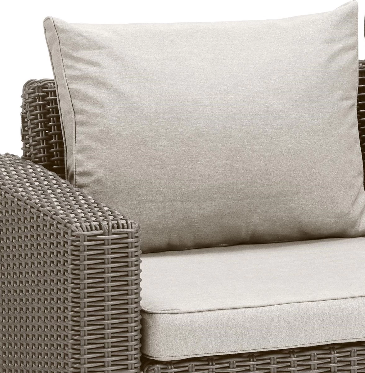 Allibert California Loungeset - 5 Personen - Cappuccino 13 Allibert California Loungeset - 5 Personen - Cappuccino - Afbeelding 11