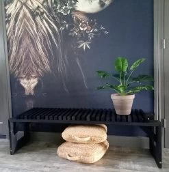 Tuinbank Design 2023 - 150CM - Grenen Hout - Zwart -Tuinverzorgings Winkel 1178x1200