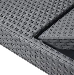 Allibert Jaipur Ligbed - 58x187,5x29 Cm - Grafiet -Tuinverzorgings Winkel 1179x1200