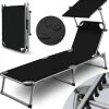 Sens Design Zonnebed - Ligbed Inklapbaar Met Zonneklep - Zwart -Tuinverzorgings Winkel 1188x1200 1