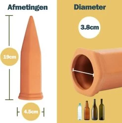 Bloomin Waterdruppelaar Van Terracotta - Waterdruppelaar Voor Planten - Druppelsysteem - Irrigatiesysteem - Watergeefsysteem - Bewateringssysteem - 8 Stuks 13 Bloomin Waterdruppelaar Van Terracotta - Waterdruppelaar Voor Planten - Druppelsysteem - Irrigatiesysteem - Watergeefsysteem - Bewateringssysteem - 8 Stuks -Tuinverzorgings Winkel 1188x1200 6