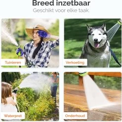 Goliving Tuinslang Flexibel - 30 Meter - Uitrekbare Tuinslang Sproeier - Tuinsproeier - Zwart - Acht Standen - Met Opbergtas -Tuinverzorgings Winkel 1195x1200 6