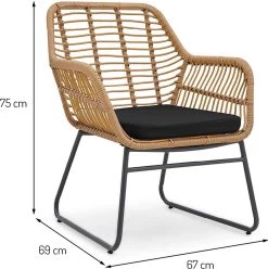 Milton & Oldbrook Tuinset 4-delig Kilsund Naturel -Tuinverzorgings Winkel 1196x1200 3