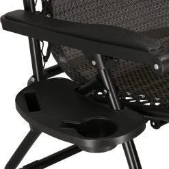 Springos Tuinstoel | Ligstoel | Opvouwbaar | Verstelbaar | Ergonomische Hoofdsteun | Bruin / Zwart -Tuinverzorgings Winkel 1198x1200