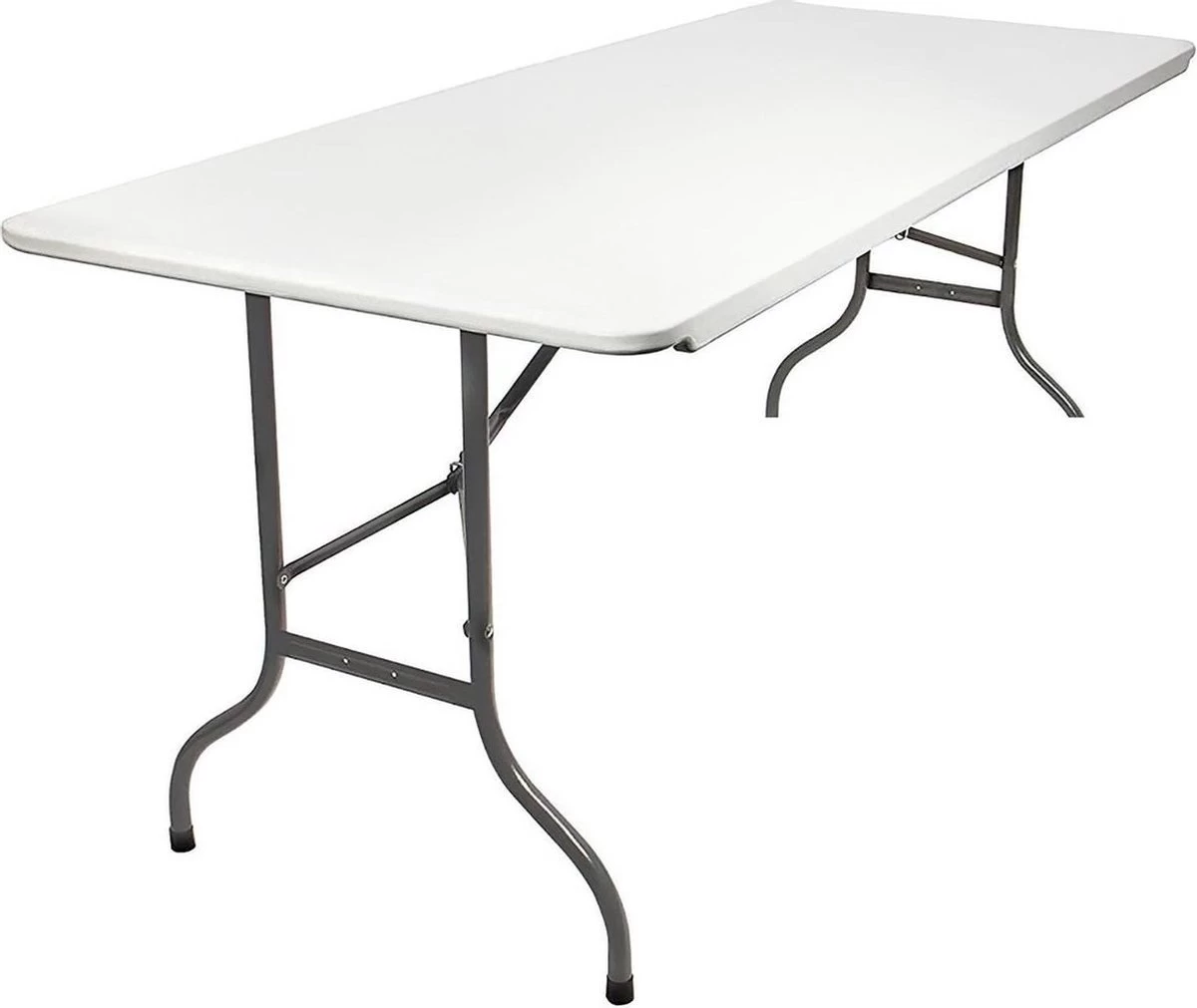 MaxxGarden Vouwtafel - Opvouwbare Kampeer Tafel - Tuin - Camping - Binnen - Weersbestendig - 180 X 74 X 74cm- Wit 3 MaxxGarden Vouwtafel - Opvouwbare Kampeer Tafel - Tuin - Camping - Binnen - Weersbestendig - 180 X 74 X 74cm- Wit