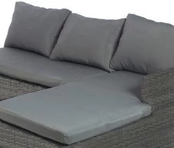 MaxxGarden Loungeset – Rattan Hoekset - 4 Persoons - Incl. Salontafel - Grijs -Tuinverzorgings Winkel 1200x1020