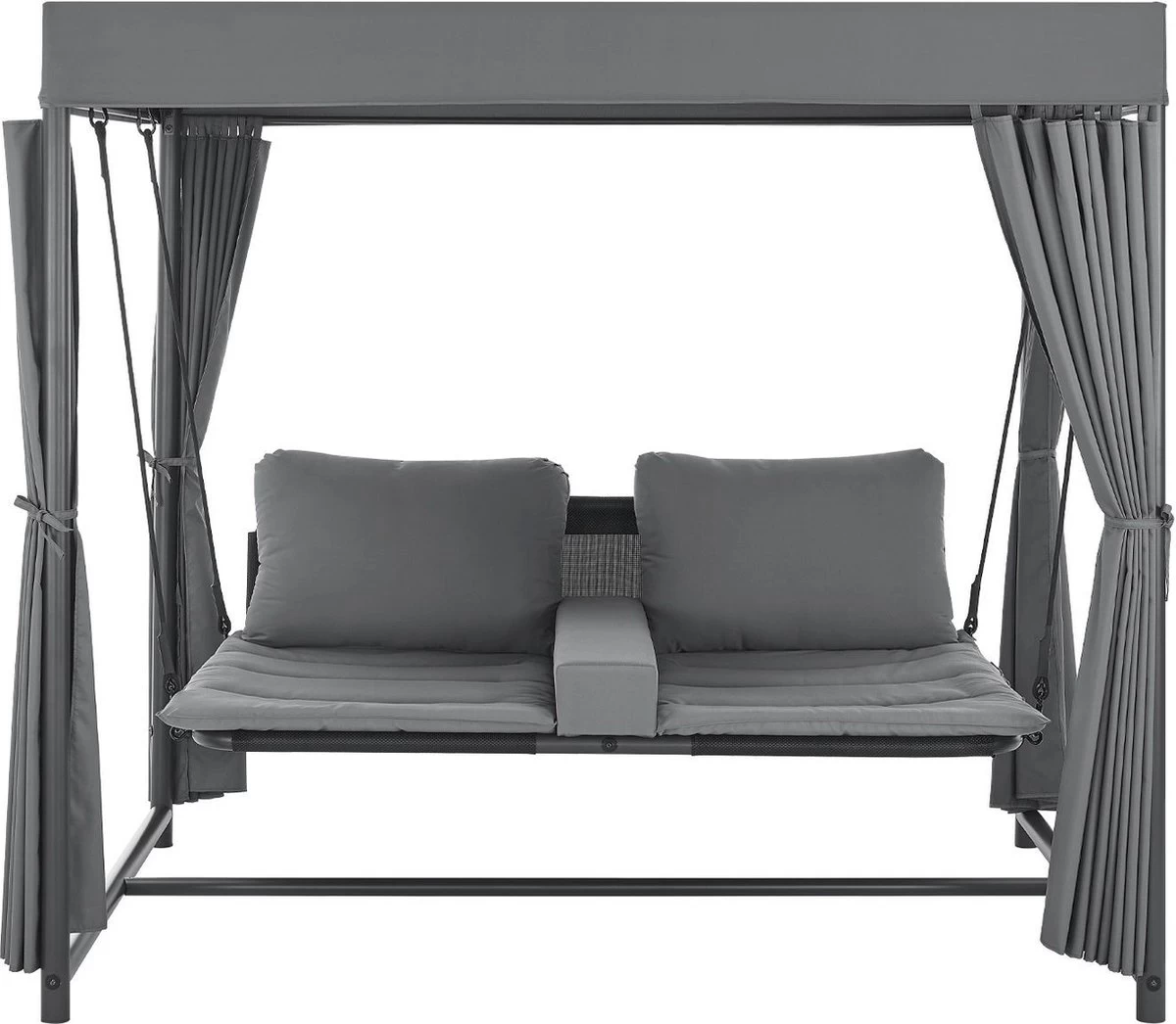 Schommelbank / Ligbank Kassandra - Donkergrijs 16 Schommelbank / Ligbank Kassandra - Donkergrijs - Afbeelding 14