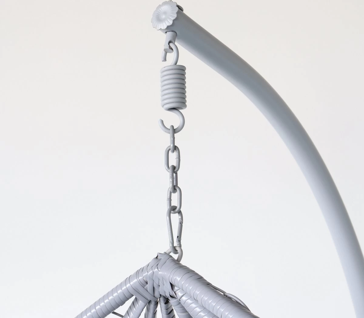 Egg Hangstoel Roundabout Grijs 5 Egg Hangstoel Roundabout Grijs - Afbeelding 3