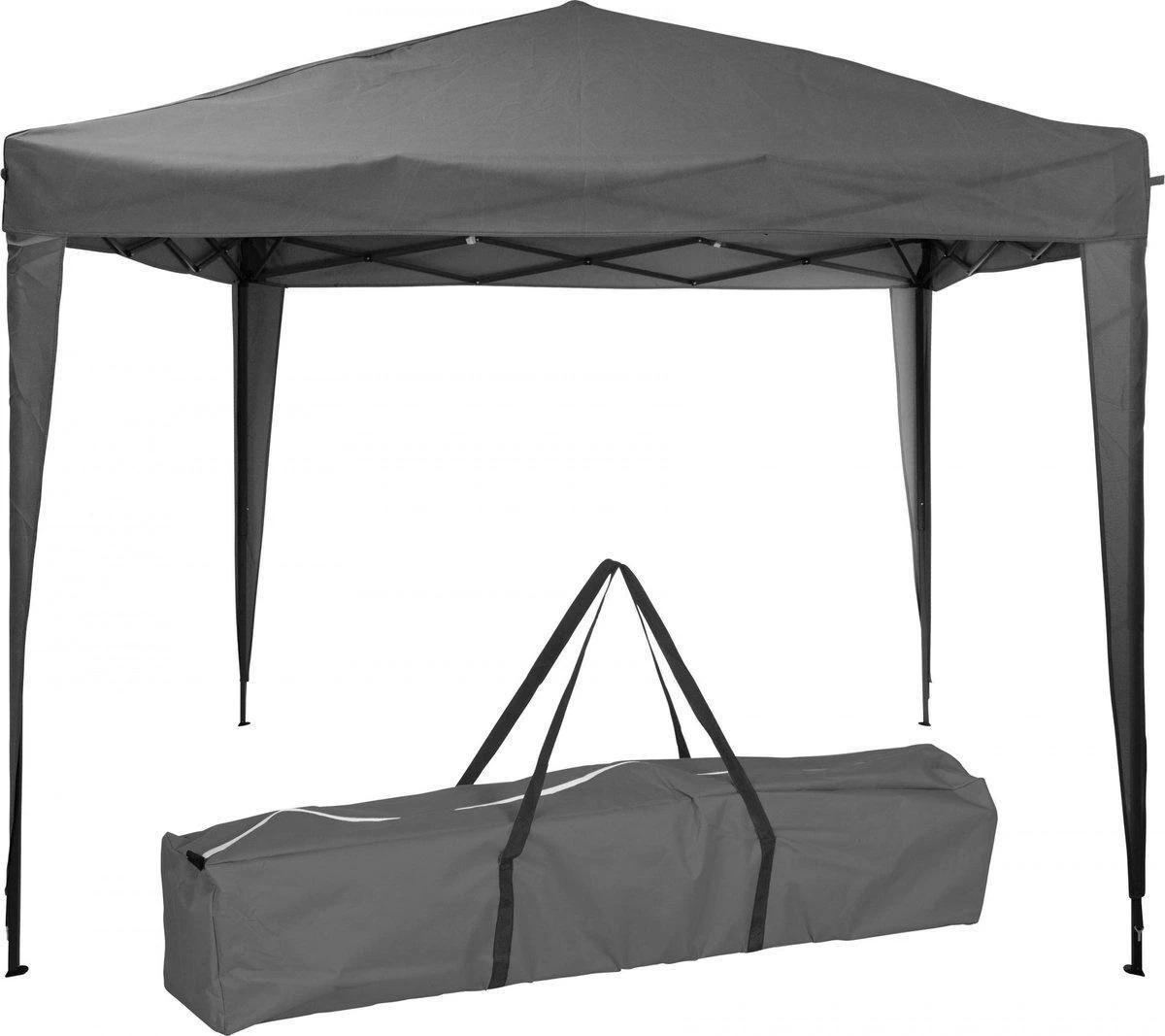 Ambiance Easy-up Partytent - 3x3m - Opvouwbaar - Grijs 4 Ambiance Easy-up Partytent - 3x3m - Opvouwbaar - Grijs - Afbeelding 2
