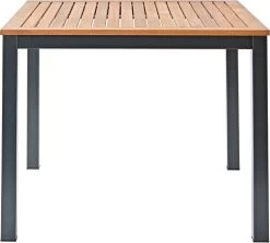 NATERIAL - Tuintafel Vierkant ORIS - 4 Personen - Houten Tafel 90x90 Cm - Aluminium - Met Houten Blad - Eucalyptus -Tuinverzorgings Winkel 1200x1079 1