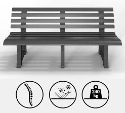 Casaria Tuinbank Orchidea – Kunststof/240kg Belastbaar – Antraciet 13 Casaria Tuinbank Orchidea – Kunststof/240kg Belastbaar – Antraciet -Tuinverzorgings Winkel 1200x1089 1