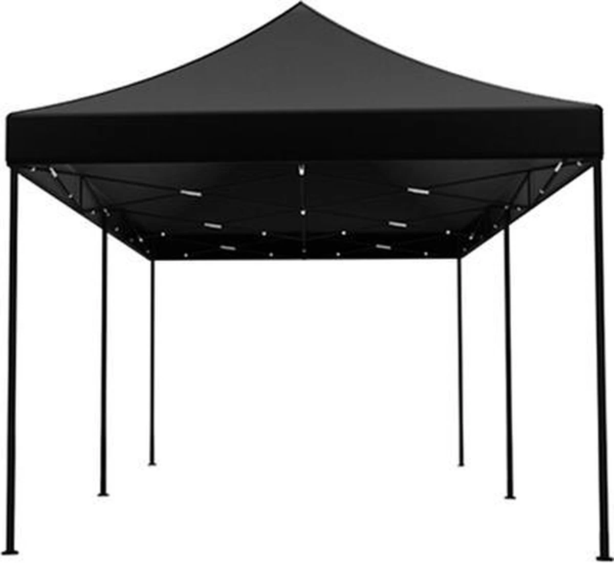 Easy Up 3x6m Zwart Luxe Partytent Opvouwbaar 6 Easy Up 3x6m Zwart Luxe Partytent Opvouwbaar - Afbeelding 4