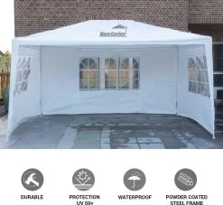 MaxxGarden Partytent - Paviljoen - 3x4m - Incl. Zijwanden - Waterdicht - Wit 13 MaxxGarden Partytent - Paviljoen - 3x4m - Incl. Zijwanden - Waterdicht - Wit -Tuinverzorgings Winkel 1200x1105 3