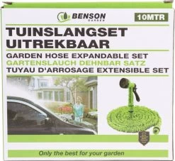 Benson - Tuinslang - Fexibel - 10 Meter - Tuinslang Met Koppeling - Spuitpistool - Groen 11 Benson - Tuinslang - Fexibel - 10 Meter - Tuinslang Met Koppeling - Spuitpistool - Groen -Tuinverzorgings Winkel 1200x1105 6