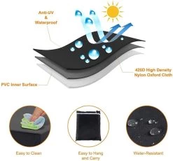 BOTC Tuinbank Beschermhoes - Beschermhoes Voor Hoekbank - Premium Tuinbank Beschermhoes - L-vorm - 300/98 X 300/98 X 70cm - Zwart 14 BOTC Tuinbank Beschermhoes - Beschermhoes Voor Hoekbank - Premium Tuinbank Beschermhoes - L-vorm - 300/98 X 300/98 X 70cm - Zwart -Tuinverzorgings Winkel 1200x1115