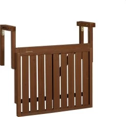 Relaxdays Balkontafel Inklapbaar - Klaptafel Balkon - Tafel Reling - Hangtafel Hout -Tuinverzorgings Winkel 1200x1118