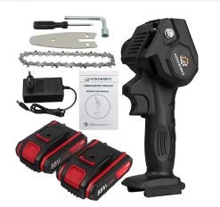 Violeworks® Accu Kettingzaag - Snoeizaag - Mini Kettingzaag - Handkettingzaag - Ook Voor Makita - Elektrische Kettingzaag - Elektrische Snoeischaar - Op Batterij - 2900 MAh - 1080W - 88V -Tuinverzorgings Winkel 1200x1128 6