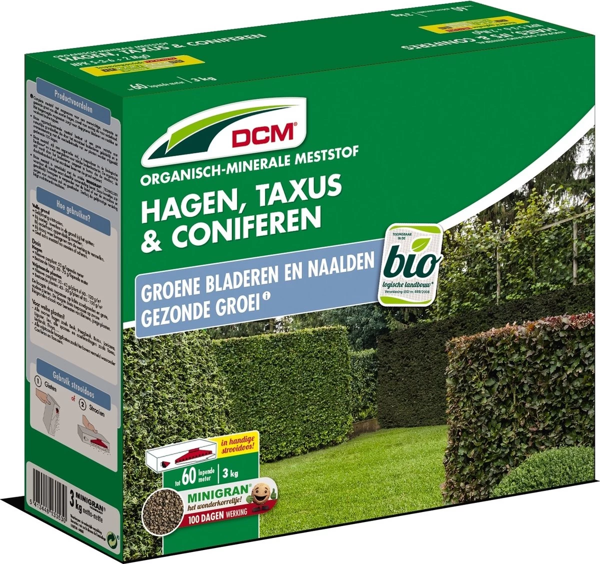 DCM Meststof Hagen, Taxus, Conifeeren (3 KG) 3 DCM Meststof Hagen, Taxus, Conifeeren (3 KG)
