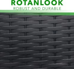 Opbergbox 310L UV-Bestendig Weerbestendig Wielen Tuinbox Rotan-look Antraciet -Tuinverzorgings Winkel 1200x1131 3