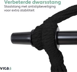 Vita5 XXL Hangstoel | Binnen&Buiten Hangnest | Incl. 2 Kussens En Boekenvak | Volwassenen&Kinderen | Hangmatstoel Tot 225kg | Grijs -Tuinverzorgings Winkel 1200x1133 1