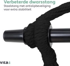 Vita5 XXL Hangstoel | Binnen&Buiten Hangnest | Incl. 2 Kussens En Boekenvak | Volwassenen&Kinderen | Hangmatstoel Tot 225kg | Beige -Tuinverzorgings Winkel 1200x1134 2