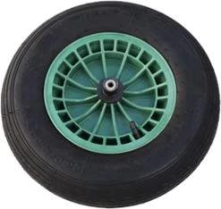 FORT 2PLy Kruiwagenwiel 400x100mm, Kunststof Velg, Kleur Groen, Luchtband 7 FORT 2PLy Kruiwagenwiel 400x100mm, Kunststof Velg, Kleur Groen, Luchtband -Tuinverzorgings Winkel 1200x1138 1