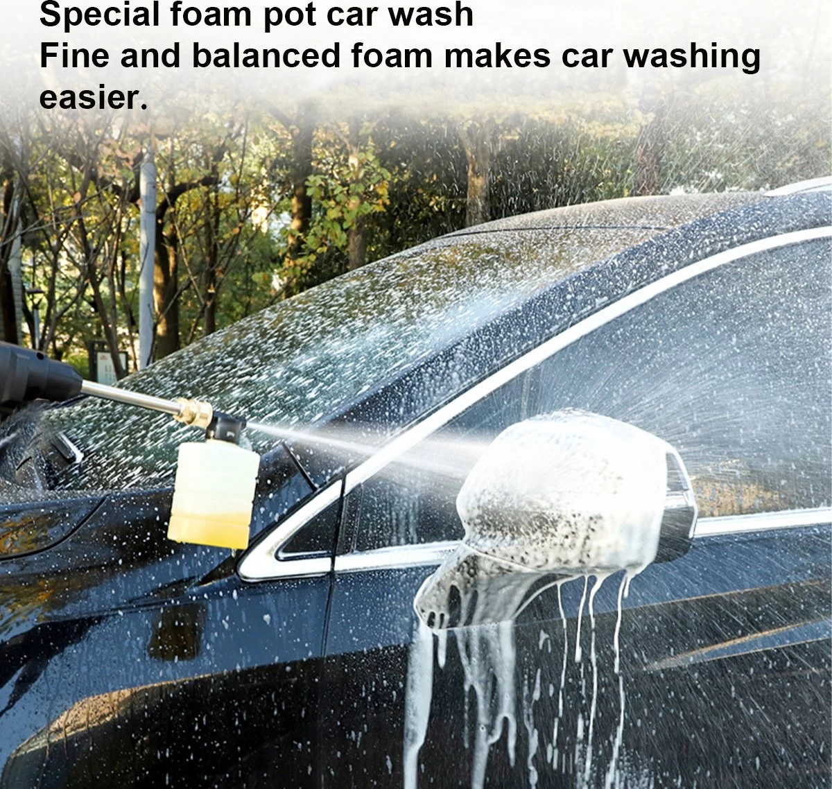 Merkloos Drillpro Elektrische Accu - Hogedrukreiniger - 30Bar - Multifunctioneel Mondstuk - Draagbaar Oplaadbaar Snoerloos - Zwart 4 Merkloos Drillpro Elektrische Accu - Hogedrukreiniger - 30Bar - Multifunctioneel Mondstuk - Draagbaar Oplaadbaar Snoerloos - Zwart - Afbeelding 2