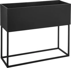 Atmosphera Staande Plantenbak Metaal Zwart 2-delig -Tuinverzorgings Winkel 1200x1140 4