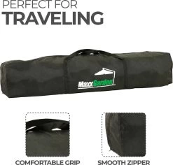 MaxxGarden Easy-up Partytent - 3x3m - Standaard - Waterdicht - Opvouwbaar - Inclusief Draagtas - Zwart -Tuinverzorgings Winkel 1200x1146 3