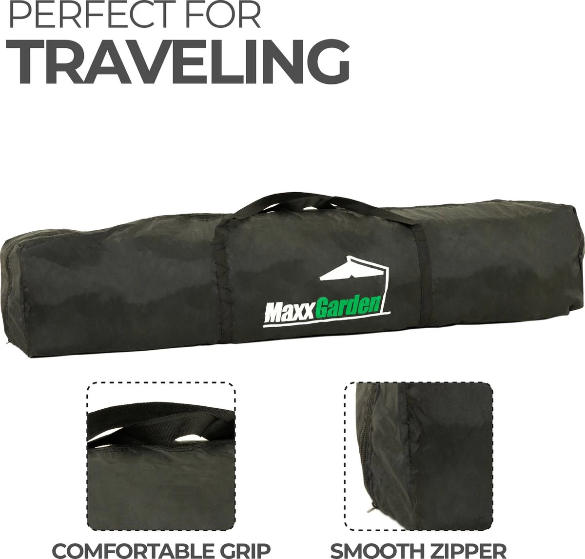 MaxxGarden Partytent - Feesttent Paviljoen - 3x3m - Antraciet 9 MaxxGarden Partytent - Feesttent Paviljoen - 3x3m - Antraciet - Afbeelding 7