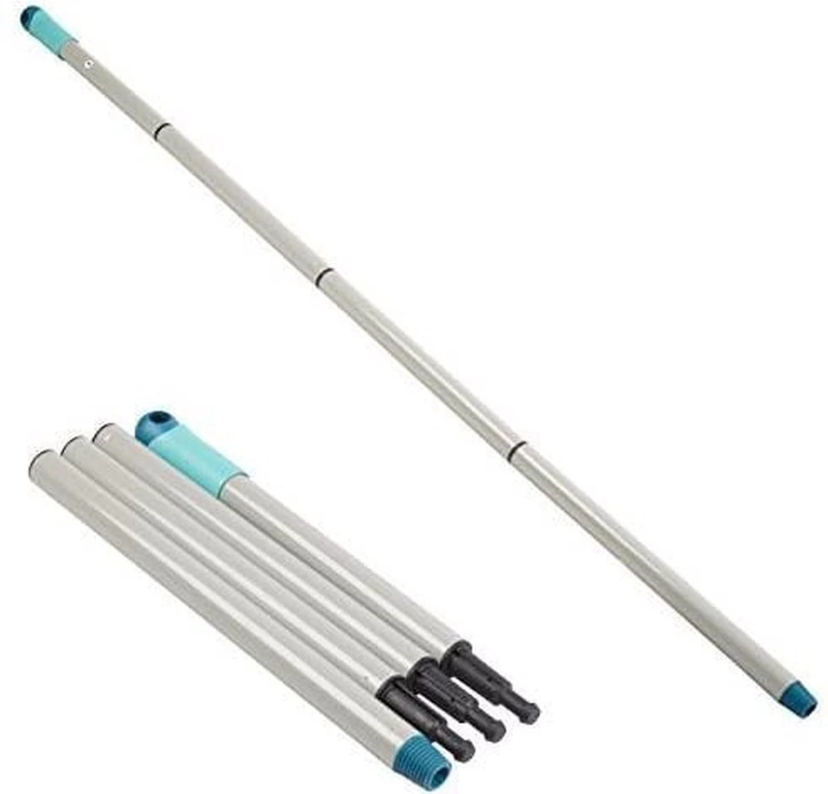 Merkloos Leifheit Opvouwbare Inklapbare Zelfmontage-vervanging 4-delige Connector Bezemsteel 3 Merkloos Leifheit Opvouwbare Inklapbare Zelfmontage-vervanging 4-delige Connector Bezemsteel