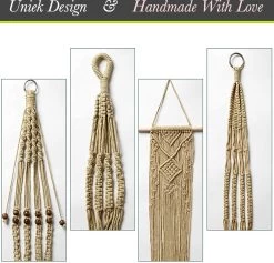4 Stuks Luxe Jute Plantenhangers - Boho Handgeweven Katoen Hangpot Voor Binnen/Buiten - Hangende Bloempot Met Kralen - Macramé Touw/Koord Hangplant Houder - Bohemian Wandhanger Decoratie - Plant Hanger - Verticale Tuin Bloempothouder Planthanger 14 4 Stuks Luxe Jute Plantenhangers - Boho Handgeweven Katoen Hangpot Voor Binnen/Buiten - Hangende Bloempot Met Kralen - Macramé Touw/Koord Hangplant Houder - Bohemian Wandhanger Decoratie - Plant Hanger - Verticale Tuin Bloempothouder Planthanger -Tuinverzorgings Winkel 1200x1152 7