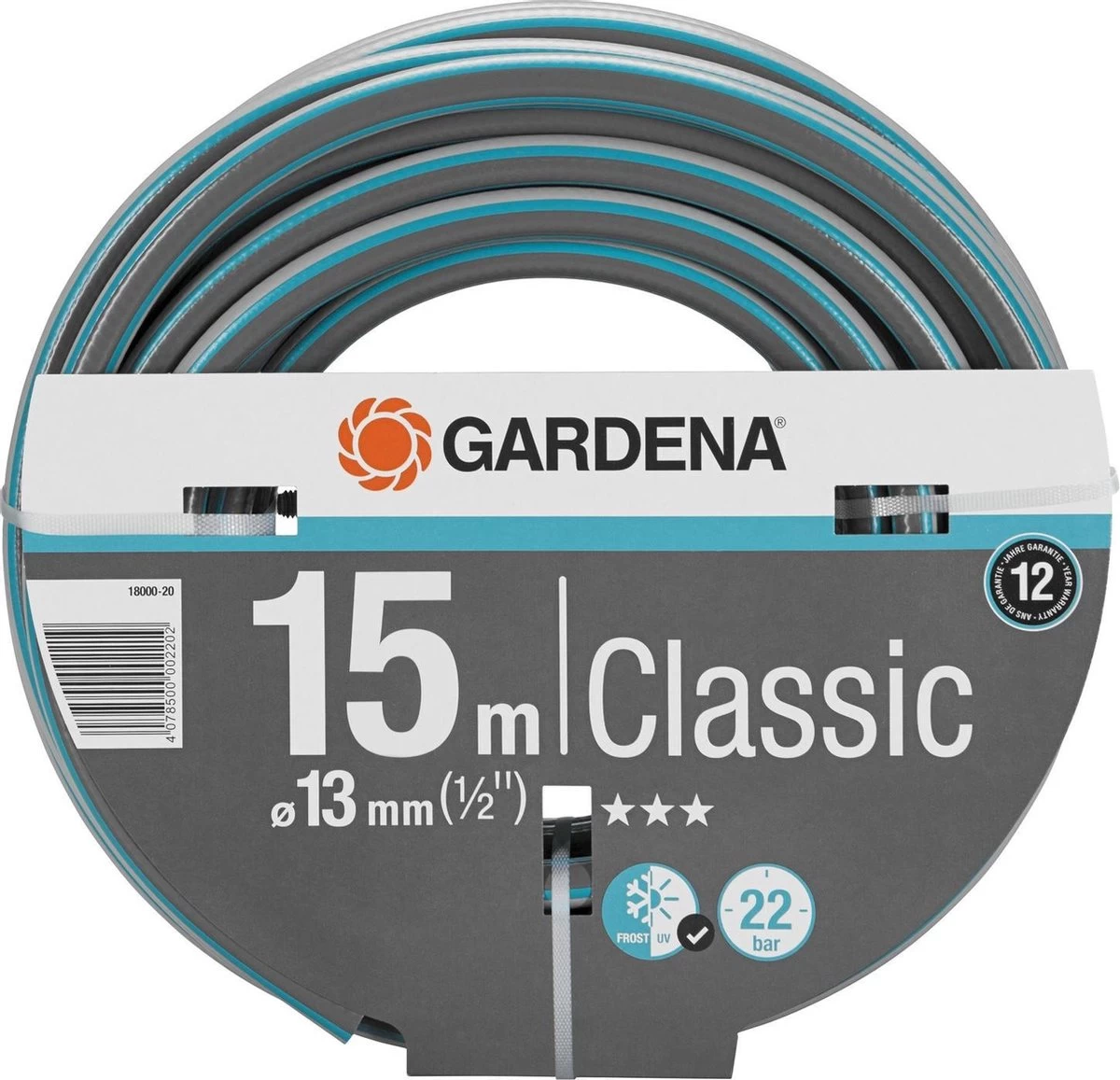 GARDENA Classic Tuinslang 1/2-13mm - 15 Meter 3 GARDENA Classic Tuinslang 1/2-13mm - 15 Meter