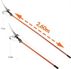 Gardebruk Takkenzaag Telescopisch - 2in1 Zaag & Snoeischaar - Oranje -Tuinverzorgings Winkel 1200x1160 9