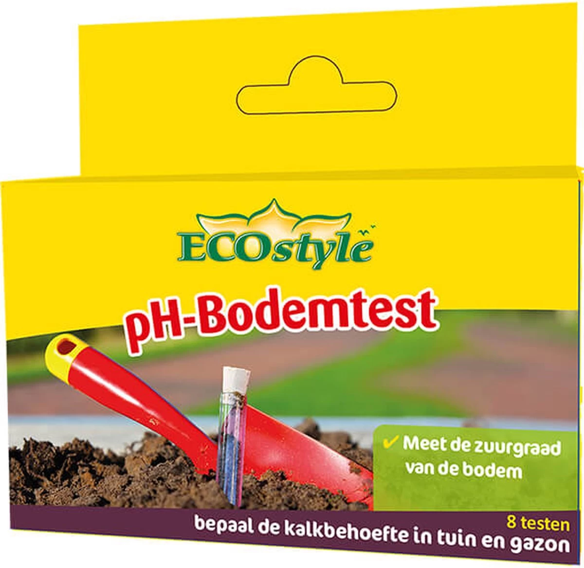 ECOstyle PH Bodemtest - Zuurtegraad Meter Voor Grond - Bepaal Kalk Behoefte Voor Tuin En Gazon - 8 Testen 3 ECOstyle PH Bodemtest - Zuurtegraad Meter Voor Grond - Bepaal Kalk Behoefte Voor Tuin En Gazon - 8 Testen