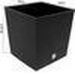 Prosperplast Kunststof Rato Rotan Bloempot/plantenpot Met Binnenpot Antraciet 40 Cm - Bloempotten Voor Binnen En Buiten -Tuinverzorgings Winkel 1200x1176 5