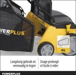 Powerplus POWXG7513 Elektrische Verticuteermachine - Mos Verwijderaar - 1400W - 320mm Maaibreedte - 45L Opvangbak - Incl. Gazonbeluchter/grasbeluchter 12 Powerplus POWXG7513 Elektrische Verticuteermachine - Mos Verwijderaar - 1400W - 320mm Maaibreedte - 45L Opvangbak - Incl. Gazonbeluchter/grasbeluchter -Tuinverzorgings Winkel 1200x1179 4